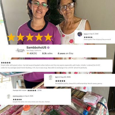 Sambboho Reviews: What Real Customers Say About the Handmade Beaded Dog Collar Brand