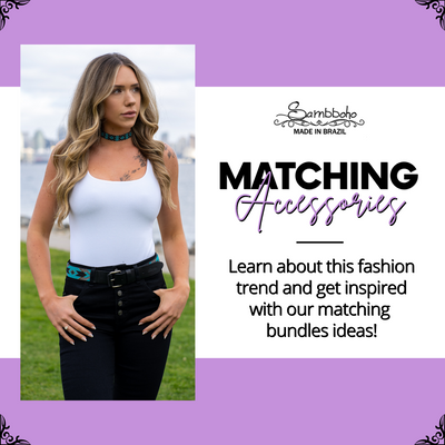 Matching accessories. Learn about this fashion trend and get inspired with our matching bundles ideas!