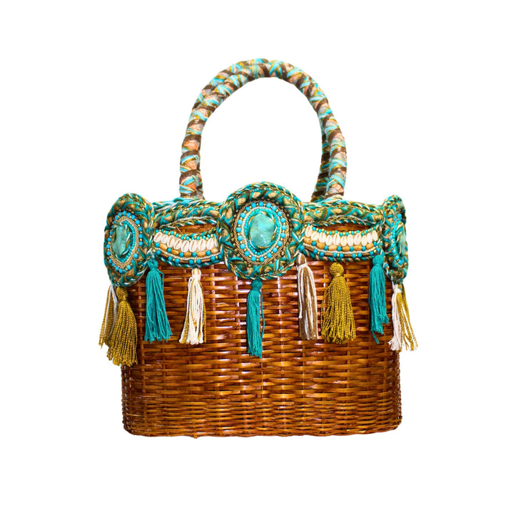 Coastal Raffia Sambboho Bag