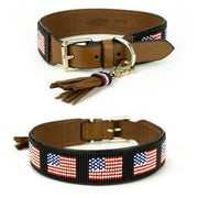 USA Dog Collar and Tassel Bundle