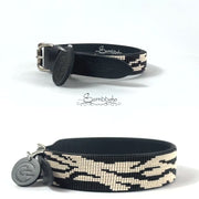 Zebra Sambboho dog collar by Gabriel Feitosa