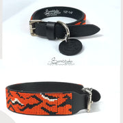 Tiger Sambboho dog collar by Gabriel Feitosa