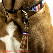 USA Dog Collar Tassel