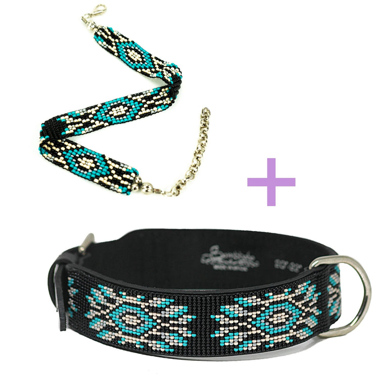 Matching choker/dog collar Bora Bora Bundle