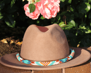 Aztec dog collar/hatband bundle (rounded hatband)