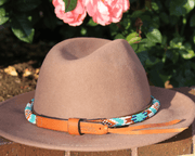 Aztec dog collar/hatband bundle (rounded hatband)