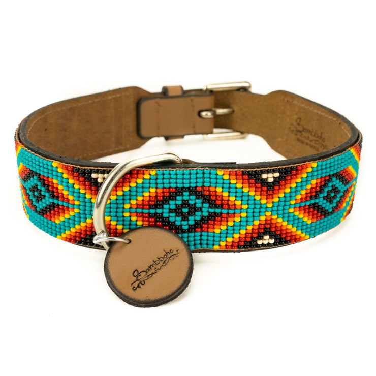 Bahamas Sambboho dog collar (with center D-ring)
