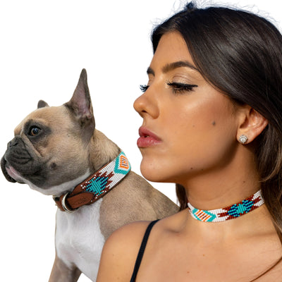 Dog collar Aqua Maxi