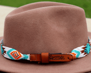Aztec dog collar/hatband bundle