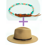 Lola Sambboho Hat & Aztec (rounded) hatband bundle
