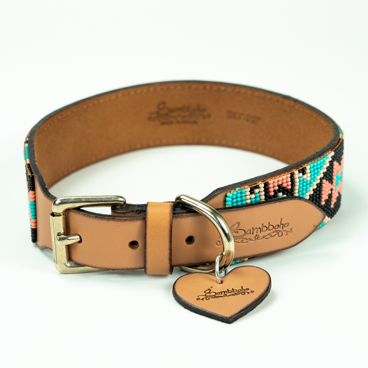 Santorini Sambboho dog collar (made to order)