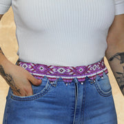 Melrose Sambboho Women's Waist Belt (leather and beads)