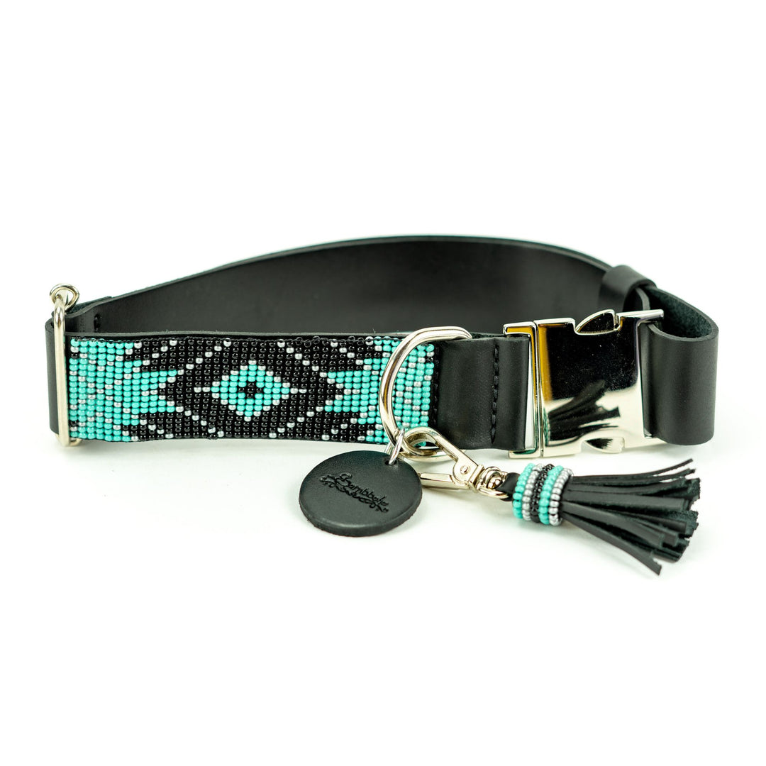 Sambboho Quick Release Beaded Dog Collars