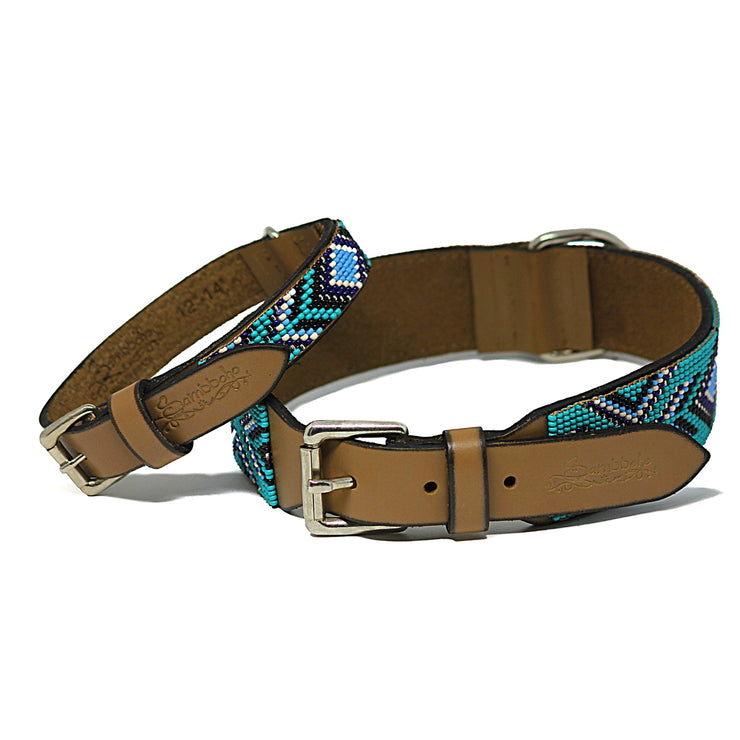 Saint Tropez Sambboho dog collar (with center D-ring)