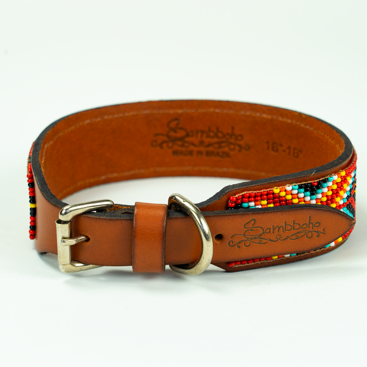 Tropicalia Sambboho dog collar (made to order)